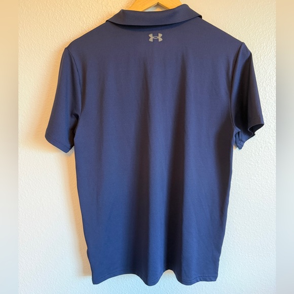 Under Armour Boy's Navy Polo Shirt - Picture 2 of 4